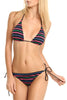 Stripes Bikini Top